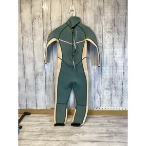 Seaskin Back Zip Full Wetsuit for Kids Girl Toddler Thermal Swimsuit Size 4